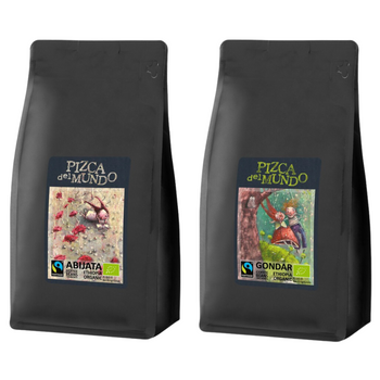 Zestaw kaw ziarnistych 500g x 2: Abijata, Gondar | ORGANIC - FAIRTRADE | Pizca del Mundo