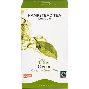 Clean Green Tea - herbata zielona (saszetki) 40g | ORGANIC - FAIRTRADE | Hampstead