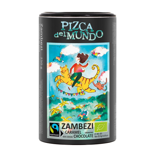 Czekolada do picia o smaku karmelowym Zambezi 250g | ORGANIC - FAIRTRADE | Pizca del Mundo