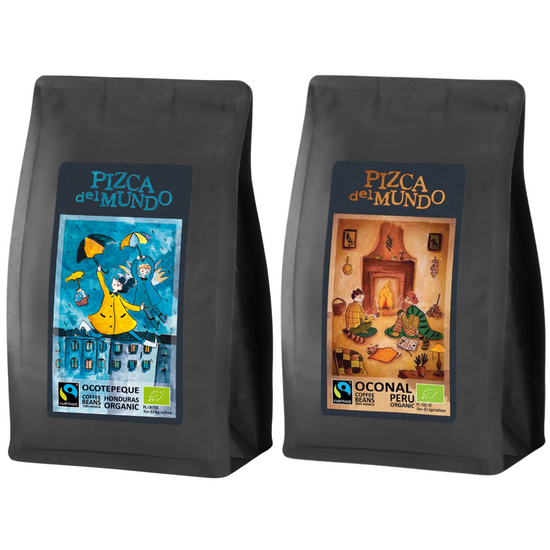 Zestaw kaw ziarnistych 250g x 2: Oconal, Ocotepeque | ORGANIC - FAIRTRADE | Pizca del Mundo