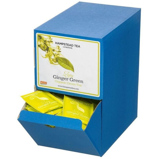 Ginger Green - herbata zielona z imbirem (saszetki) 250szt. | ORGANIC - FAIR TRADE | Hampstead