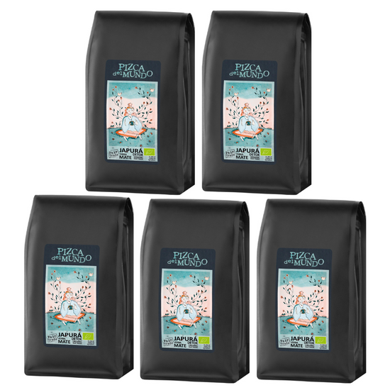 5x Japura detox - yerba mate oczyszczająca 500g | ORGANIC - FAIR TRADE | Pizca del Mundo