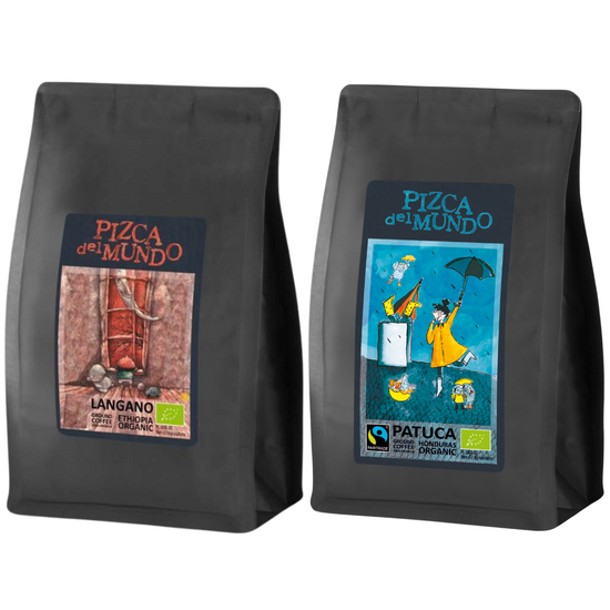 Zestaw kaw mielonych 250g x 2: Langano, Patuca | ORGANIC - FAIRTRADE | Pizca del Mundo