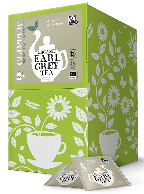 HERBATA CZARNA EARL GREY FAIR TRADE BIO (250 x 2,0 g) 500 g - CLIPPER