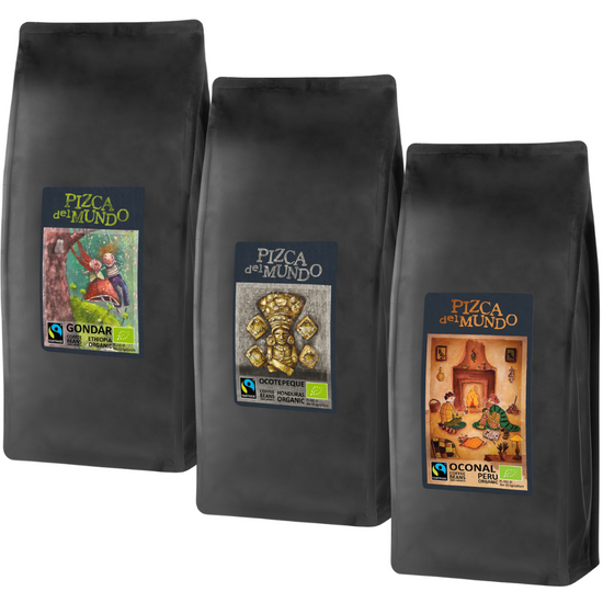 Zestaw Borderline Brews 3x1000 g | ORGANIC - FAIRTRADE | Pizca del Mundo