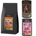 Zestaw Czekolada do picia Michiru 750 g, Komoe 250 g oraz tradycyjne kakao Esperanza 150 g | ORGANIC - FAIRTRADE | Pizca del Mundo 