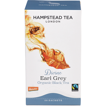 Divine Earl Grey - herbata czarna (saszetki) 40g | ORGANIC - FAIRTRADE | Hampstead