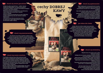 Ulotka "Jak rozpoznać dobrą kawę?" - zestaw 30 szt. | Pizca del Mundo