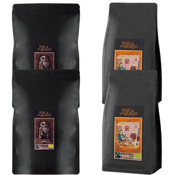 Zestaw 2x Kakao Esperanza 1000 g + 2x Czekolada do picia  Michiru 750 g| ORGANIC - FAIRTRADE | Pizca del Mundo 