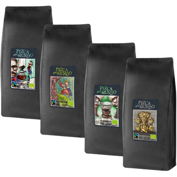 Zestaw Na dobry początek dnia 4x 1000 g | ORGANIC - FAIRTRADE | Pizca del Mundo