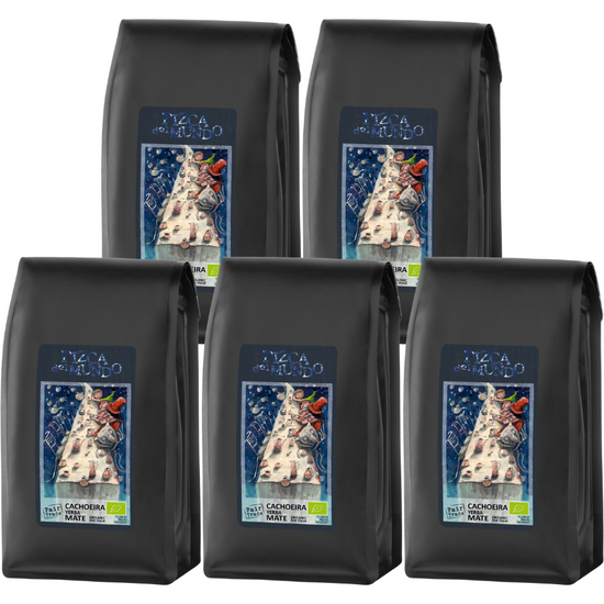 5x Cachoeira yerba mate sezonowana 500g | ORGANIC - FAIR TRADE | Pizca del Mundo