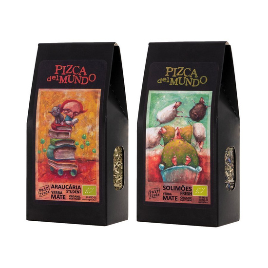 Zestaw STUDENCKI yerba mate 200g | ORGANIC - FAIR TRADE | Pizca del Mundo